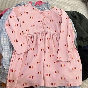 Hanna Andersson Pink Ice Cream Print Dress
